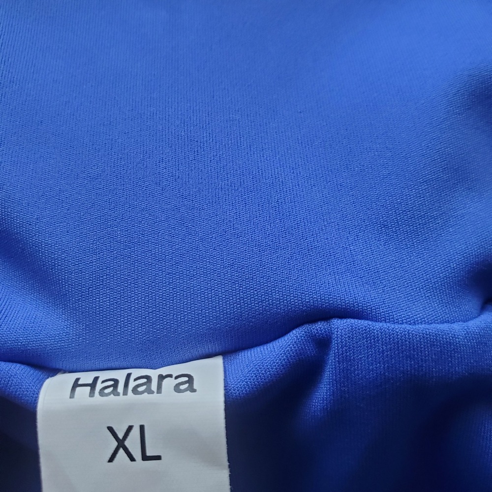 Halara Cool Touch Yoga Shorts Blue High Waisted Hidden Pocket Size XL GV8U6 - Picture 4 of 13